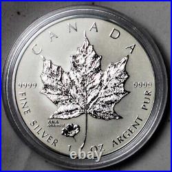 Canada $5 Silver Maple Leaf 2016 ANA California State Flower The Poppy #187103