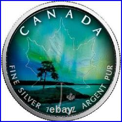 Canada 5 dollars 2018 Maple Leaf-Quebec (1.) 1 OZ Silver ST