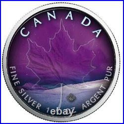 Canada 5 dollars 2018 Maple Leaf-Yukon (5.) 1 OZ Silver ST