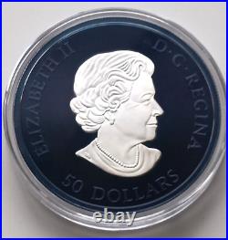 Canada 50 Dollars 2022 5oz MAPLE LEAF Blue Rhodium (Silver Coin)