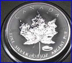 Canada Maple 5 Dollar 2000 Silver 1 OZ F #5727 Km#187.9 Privy Expo Hanover