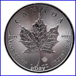 Canada Maple Leaf 1oz 5 Dollar 2014 Silver Coin UNC BU Ag(. 9999) Collectible
