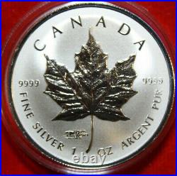 Canada Maple Leaf 5 Dollar 2014 1 OZ F#4986 Privy Mark WORLD MONEY FAIR