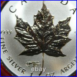 Canada Maple Leaf 5 Dollar 2014 1 OZ F#4986 Privy Mark WORLD MONEY FAIR