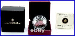 Canada Silver Coin 2011 Fine Silver $20 Wild Rose BOX + COA