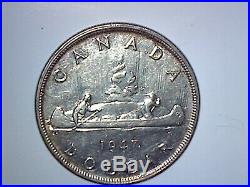 Canada Silver Dollar 1947 Maple Leaf