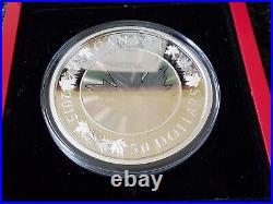 Canadian Mint maple leaves Hologram 5oz silver Coin