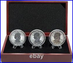 Fine Silver Coin Canada $5 Dollar Canadas Predators Cougar BobCat Wolf