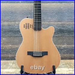 Godin A12 Natural SG Two-Chamber 12-String El. Acoustic Guitar withBag #18473198