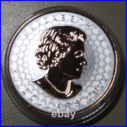 Kanada-Canada Maple 20 Dollar 2022 F6732 Silver 1 OZ Ultra Super Incuse Gildet