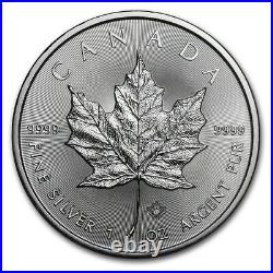 LOT OF 7 Canadian 1 Oz Silver 5 Dollars Maple Leaf 2017