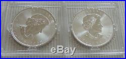 LOT of 2019 & 2020 Canada $5 Privy Mark f15 Maple Leaf 1 oz silver coin Fabulous