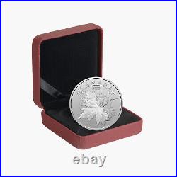 Limited Edition O Canada Maple Leaves Coin 1/2 oz Silver Canada 2020 $10 Dollars