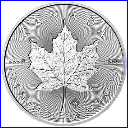 Lot of 25 2018 1 oz Silver Canadian Incuse Maple Leaf. 9999 Fine $5 Coin BU #A