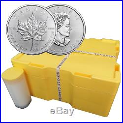 Lot of 25 2019 $5 Silver Canadian Maple Leaf 1 oz Brilliant Uncirculated Full