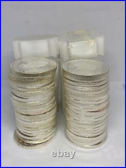 Lot of 44 1oz Silver Maple Leafs Canada Mixed Dates & Condition