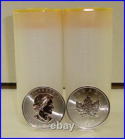 Lot of (50) 2020 1 oz Canadian Silver Maple Leaf Bullion Coins Gem Uncirculated