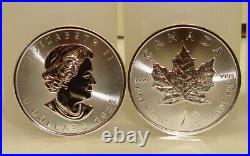 Lot of (50) 2020 1 oz Canadian Silver Maple Leaf Bullion Coins Gem Uncirculated