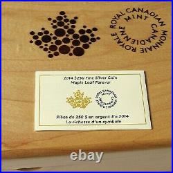 MAPLE LEAF FOREVER 1 Kg Kilo Silver Coin Proof 250$ Canada 2014 Low Mintage
