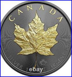 MAPLE LEAF Her Majesty In Memoriam Elizabeth II 1 Oz Silver Coin 5$ Canada 2022