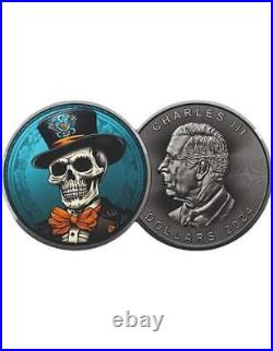 MR VICTOR Maple Leaf 1 Oz Silver Coin 5$ Canada 2024