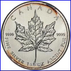 MS66 2012 $5 Canada Silver Maple, PCGS Secure- Beautifully Toned