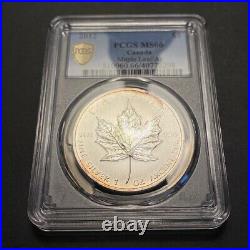 MS66 2012 $5 Canada Silver Maple, PCGS Secure- Beautifully Toned