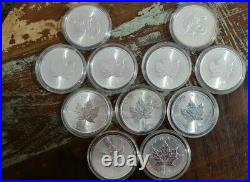 Maple Leaf 2021 1 OZ Unze Ounce Once Silber Silver Argent Kanada Canada