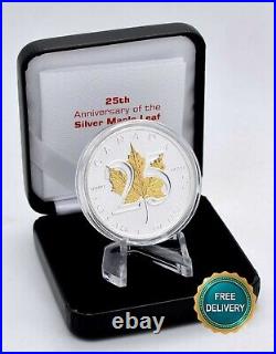 Maple Leaf 25th Anniversary 2013 Canada Canada Silver Silver 24kt Gold ONLY 250