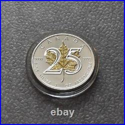 Maple Leaf 25th Anniversary 2013 Canada Canada Silver Silver 24kt Gold ONLY 250 2