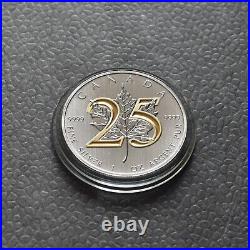 Maple Leaf 25th Anniversary 2013 Canada Canada Silver Silver 24kt Gold ONLY 250 3