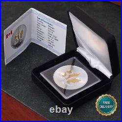 Maple Leaf 30th Anniversary 2018 Canada Canada 1oz Silver Silver Gilded ONLY 300