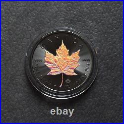 Maple Leaf Black Holographic 2023 Canada Canada Silver Silver Concert Case ONLY 250