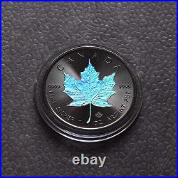 Maple Leaf Black Holographic 2023 Canada Canada Silver Silver Concert Case ONLY 250