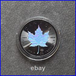 Maple Leaf Black Holographic 2023 Canada Canada Silver Silver Concert Case ONLY 250