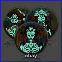 Maple Leaf Day of the Dead 3 x 5 CAD 1oz 2022 (Glow in the dark)
