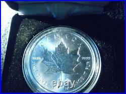 Maple Leaf INCUSE! 9999 Silver Coin limited, not produced any more since 2019