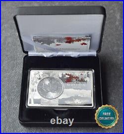 Maple Leaf Maple Leaf Canada 2018 Silver Silver in 3OZ Bar Bars CASE ONLY 5000