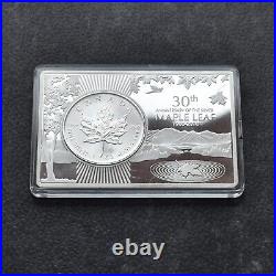 Maple Leaf Maple Leaf Canada 2018 Silver Silver in 3OZ Bar Bars CASE ONLY 5000