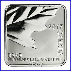 Maple Leaf Quartet, Canada, 4 x 3 dollars, 2017, 4 x 1/4 oz silver