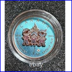 Maple Leaf Silver Coin Family Day 1Oz Limited Edition Canada