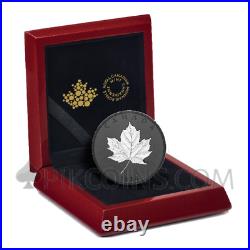 Maple Leaves In Motion $50 5oz Canada 2024