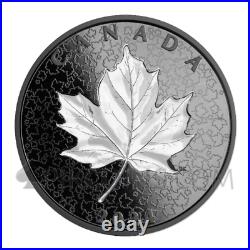 Maple Leaves In Motion $50 5oz Canada 2024