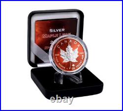 RED SPACE MAPLE LEAF 1 Oz Silver Coin 5$ Canada 2022 (preorder July Available)