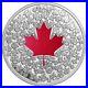 Rare 2013 Maple Leaf Impression 1 Oz. 9999 Fine Silver Coin $99.88 Obo