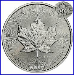 Roll of 25 2021 Canada 1 oz Silver Maple Leaf $5 Coins GEM BU PRESALE