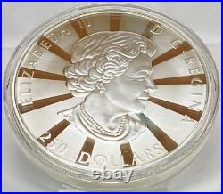 Royal Canadian Mint 1 kg-$250, Fine Silver Coin- Multifaceted Maples with OGP&COA