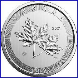 Royal Canadian Mint Canada magnificent 2021 10 oz Maple Leaf 999 Silver Coin