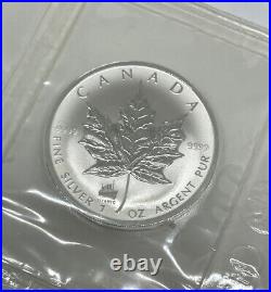 SEALED 1998 Canada $5 Silver Maple Leaf Titanic Privy Reverse Proof 10 Coins