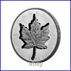 Super Incuse Silver Maple Leaf 2023 $20 1 Oz Fine Silver Coin Rcm Canada
